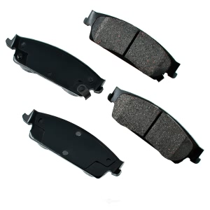 Akebono Pro-ACT™ Ultra-Premium Ceramic Rear Disc Brake Pads for 2007 Cadillac Escalade - ACT1194