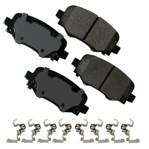 Akebono Pro-ACT™ Ultra-Premium Ceramic Rear Disc Brake Pads for 2014 Jeep Cherokee - ACT1734