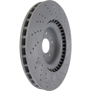Centric SportStop Drilled and Slotted 1-Piece Front Brake Rotor for 2012 Mercedes-Benz ML350 - 127.35136