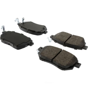 Centric Posi Quiet™ Extended Wear Semi-Metallic Front Disc Brake Pads for Nissan Maxima - 106.09690