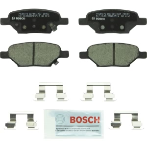 Bosch QuietCast™ Premium Ceramic Rear Disc Brake Pads for 2009 Chevrolet Malibu - BC1033