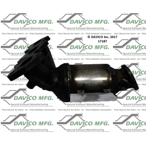 Davico Exhaust Manifold with Integrated Catalytic Converter for 2008 Hyundai Santa Fe - 17187
