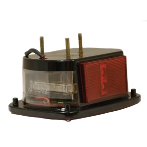 GROTE Driver Side Hi Count™ Red Bracket Mount LED Combination Tail Light with License Window and Side Marker Light for Jeep Wrangler - G5212