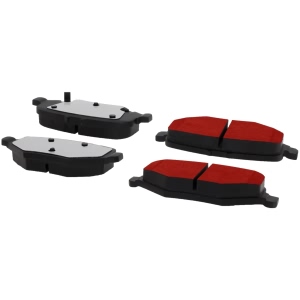 Centric Posi Quiet Pro™ Semi-Metallic Rear Disc Brake Pads for 2018 Ford Police Interceptor Utility - 500.16120