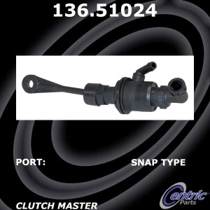 Centric Premium™ Clutch Master Cylinder for 2012 Hyundai Sonata - 136.51024