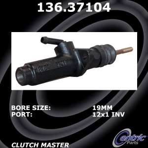Centric Premium Clutch Master Cylinder for Porsche - 136.37104