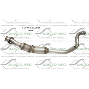 Davico Direct Fit Catalytic Converter and Pipe Assembly for Land Rover Range Rover Sport - 18544