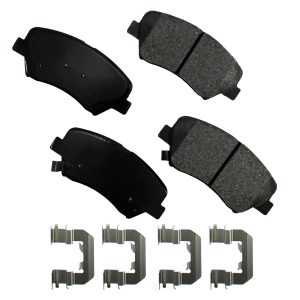 Akebono Pro-ACT™ Ultra-Premium Ceramic Front Disc Brake Pads for Hyundai Veloster - ACT1543A