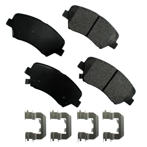 Akebono Pro-ACT™ Ultra-Premium Ceramic Front Disc Brake Pads for 2014 Kia Forte5 - ACT1543A