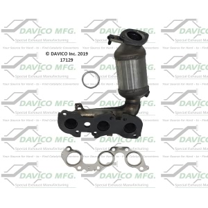 Davico Exhaust Manifold with Integrated Catalytic Converter - 17129