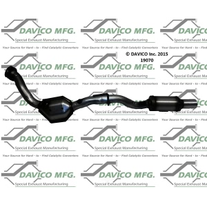 Davico Direct Fit Catalytic Converter and Pipe Assembly for 2000 Mercury Mountaineer - 19070