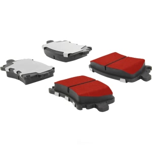 Centric Posi Quiet Pro™ Semi-Metallic Rear Disc Brake Pads for 2008 Audi TT Quattro - 500.11081