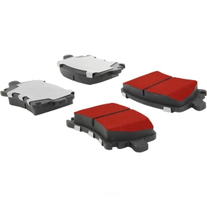 Centric Posi Quiet Pro™ Semi-Metallic Rear Disc Brake Pads for Audi TT RS Quattro - 500.11081