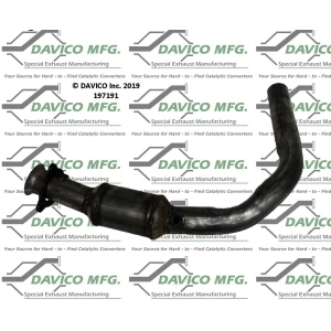 Davico Direct Fit Catalytic Converter and Pipe Assembly for 2014 Chevrolet Silverado 1500 - 197191