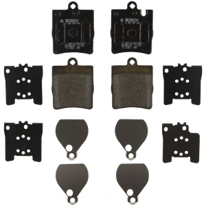 Bosch EuroLine™ Semi-Metallic Rear Disc Brake Pads for 2004 Mercedes-Benz C32 AMG - 0986494022