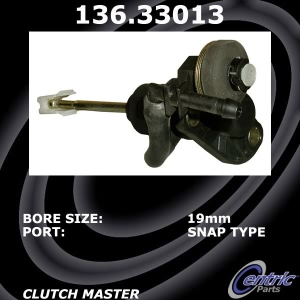 Centric Premium™ Clutch Master Cylinder for Audi A6 Quattro - 136.33013