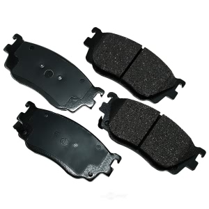 Akebono Pro-ACT™ Ultra-Premium Ceramic Front Disc Brake Pads for Mazda 626 - ACT755