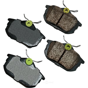 Akebono EURO™ Ultra-Premium Ceramic Rear Disc Brake Pads for 2002 Volvo V40 - EUR838