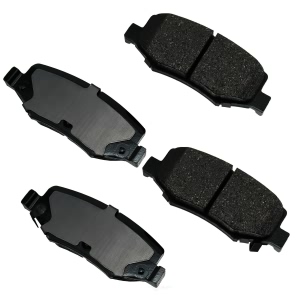 Akebono Pro-ACT™ Ultra-Premium Ceramic Rear Disc Brake Pads for 2010 Jeep Wrangler - ACT1274