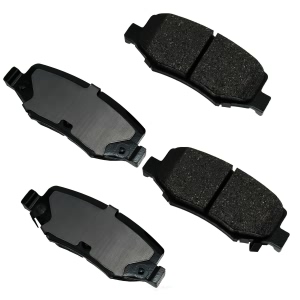 Akebono Pro-ACT™ Ultra-Premium Ceramic Rear Disc Brake Pads for 2007 Jeep Wrangler - ACT1274