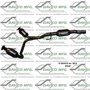 Davico Direct Fit Catalytic Converter and Pipe Assembly for 2001 Dodge Dakota - 19410