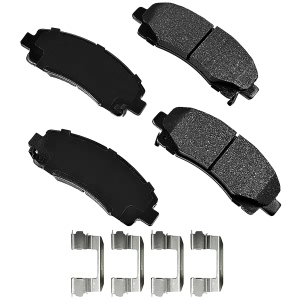 Akebono Performance™ Ultra-Premium Ceramic Front Brake Pads for 2012 Acura TL - ASP1102A