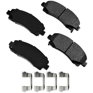 Akebono Performance™ Ultra-Premium Ceramic Front Brake Pads for 2008 Honda Ridgeline - ASP1102A