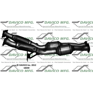 Davico Direct Fit Catalytic Converter and Pipe Assembly for Volvo - 18359
