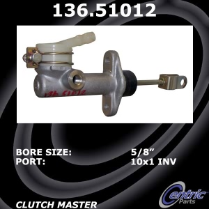 Centric Premium™ Clutch Master Cylinder for 1993 Hyundai Sonata - 136.51012