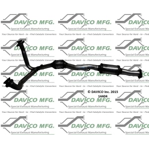 Davico Direct Fit Catalytic Converter and Pipe Assembly for 1992 Ford Aerostar - 14404