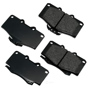 Akebono Pro-ACT™ Ultra-Premium Ceramic Front Disc Brake Pads for 2000 Toyota 4Runner - ACT436