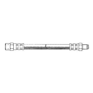 Centric Front Brake Hose for 1984 Mercedes-Benz 380SL - 150.35001