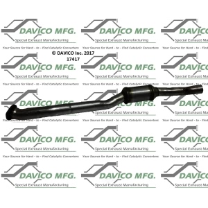 Davico Direct Fit Catalytic Converter and Pipe Assembly for 2001 BMW 540i - 17417