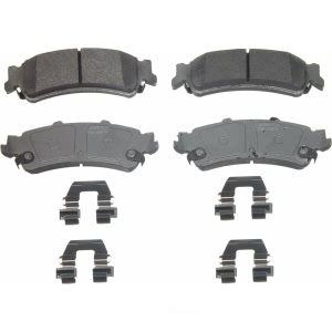 Wagner Thermoquiet Ceramic Rear Disc Brake Pads for 2005 Cadillac DeVille - QC792B