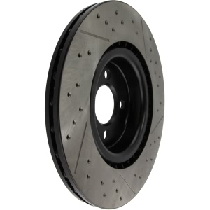 Centric SportStop Drilled and Slotted 1-Piece Front Brake Rotor for 2011 Mini Cooper - 127.34114