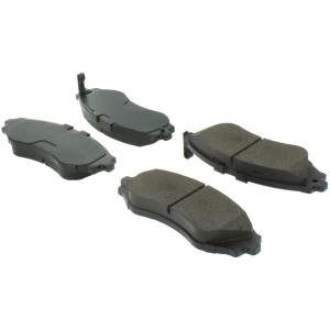 Centric Premium™ Semi-Metallic Brake Pads With Shims And Hardware for 2002 Daewoo Lanos - 300.07970