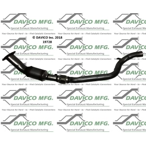 Davico Direct Fit Catalytic Converter and Pipe Assembly for 2007 Dodge Charger - 19728