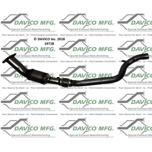 Davico Direct Fit Catalytic Converter and Pipe Assembly for 2007 Dodge Magnum - 19728