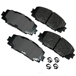 Akebono Pro-ACT™ Ultra-Premium Ceramic Front Disc Brake Pads for Toyota Prius AWD-e - ACT1184