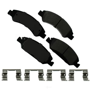 Akebono Pro-ACT™ Ultra-Premium Ceramic Front Disc Brake Pads for 2013 Cadillac Escalade ESV - ACT1363