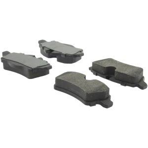 Centric Posi Quiet™ Semi-Metallic Rear Disc Brake Pads for 2012 Mini Cooper - 104.13090