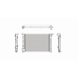 TYC Engine Coolant Radiator for 2005 Mini Cooper - 2747