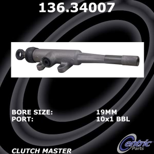 Centric Premium Clutch Master Cylinder for BMW 850Ci - 136.34007