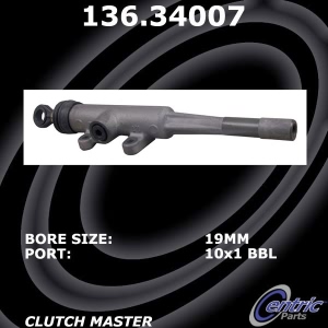 Centric Premium Clutch Master Cylinder for 1991 BMW 735iL - 136.34007