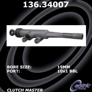 Centric Premium Clutch Master Cylinder for 1990 BMW 735iL - 136.34007