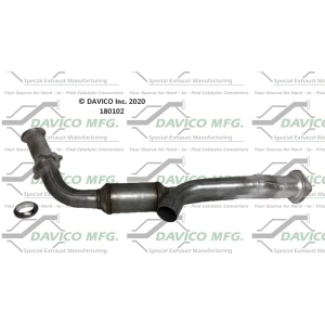 Davico Direct Fit Catalytic Converter and Pipe Assembly for Chevrolet Silverado 2500 - 180102