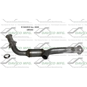 Davico Direct Fit Catalytic Converter and Pipe Assembly for 2004 Cadillac Escalade - 180102