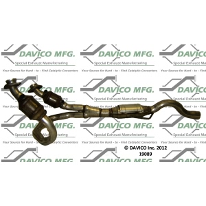 Davico Direct Fit Catalytic Converter and Pipe Assembly for 2003 Dodge Dakota - 19089