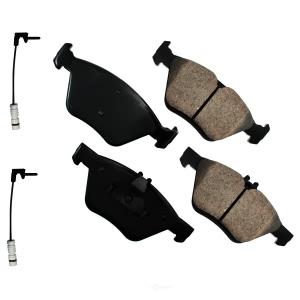Akebono EURO™ Ultra-Premium Ceramic Front Disc Brake Pads for 2000 Mercedes-Benz C230 - EUR710