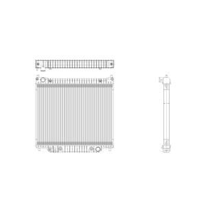 TYC Engine Coolant Radiator for 2013 Ford E-250 - 13083